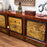 Antique Chinese Large Red and Cream Gansu Sideboard