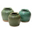 Vintage Green Stoneware Jar