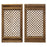 Pair of Lattice Window Panels