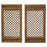 Pair of Lattice Panels