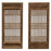 Pair of Rectangular Window Panels