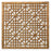 Geometric Square Lattice Panel