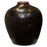 Large Vintage Black Stoneware Jar