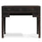 Three Drawer Black Antique Elm Desk