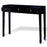 Three Drawer Ming Console, Black Lacquer