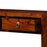 Three Drawer Ming Console, Warm Elm