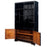 Curio Display Cabinet, Black Lacquer