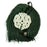 Green Silk Tassel with Double Dragons