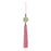 Pink Silk Tassel with Double Dragons