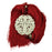 Red Silk Tassel with Ornamental Vase