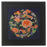 Silk Embroidery - 'Butterfly in Orange Flowers'