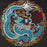 Silk Embroidery - 'Blue Dragon'